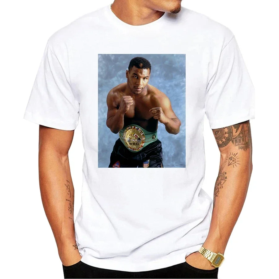 T Shirt for Men Summer Shirt Mike Tyson Boxing Retro Boxing T-shirt Funny Retro Summer T-shirts Gift Mens Clothing Ropa Hombre