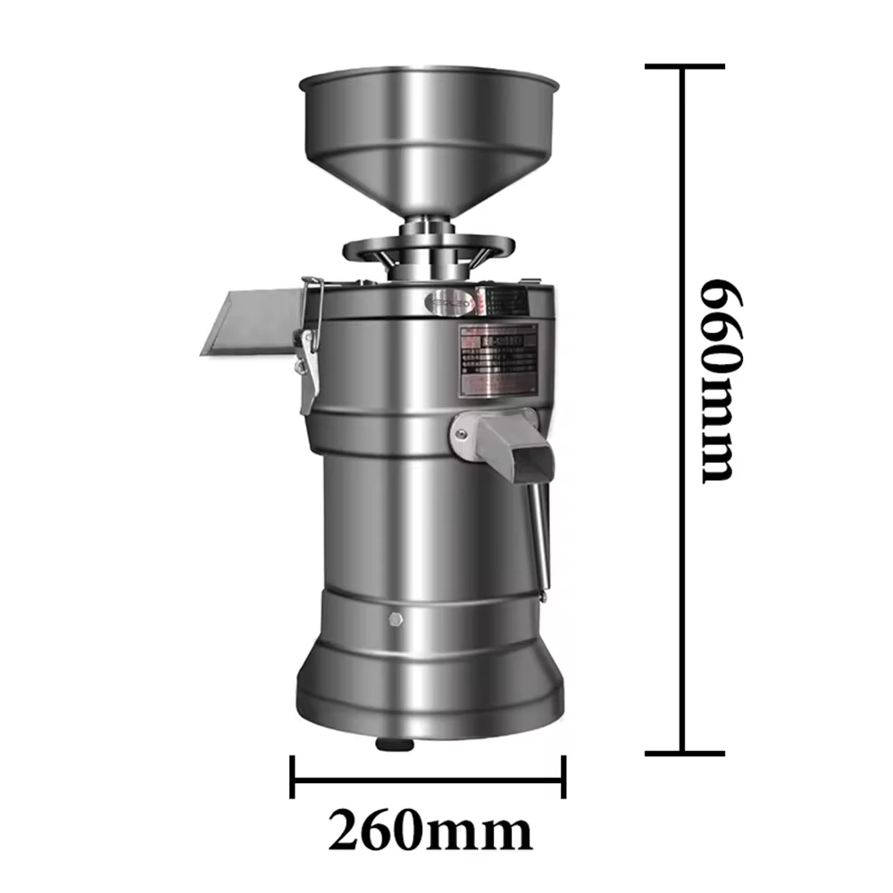 Commercial Vertical Soybean Grinding Machine Soybean Milk Machine and Tofu Making Equipment Peanut Butter Machine Making