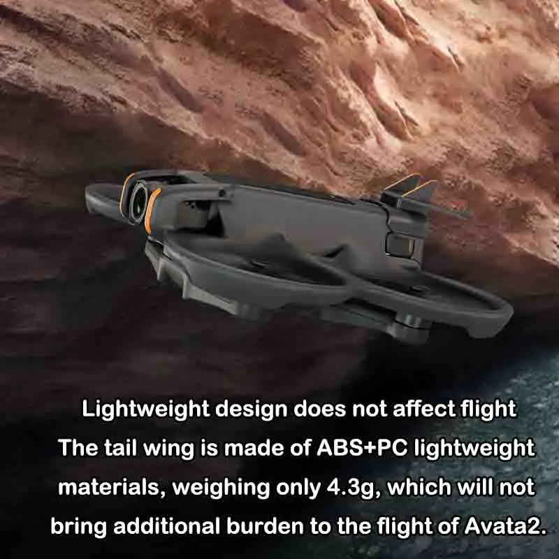 For DJI Avata2 Drone Flight Tail Battery Quick-release Protection Cover Fixing Buckle Flying Tail Wing Buckle Guard Accessories