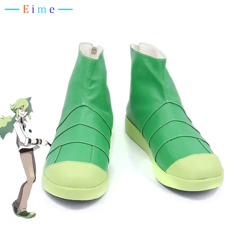 

N Cosplay Shoes Natural Harmonia Gropius Cosplay Prop PU Leather Shoes Halloween Carnival Boots Custom Made