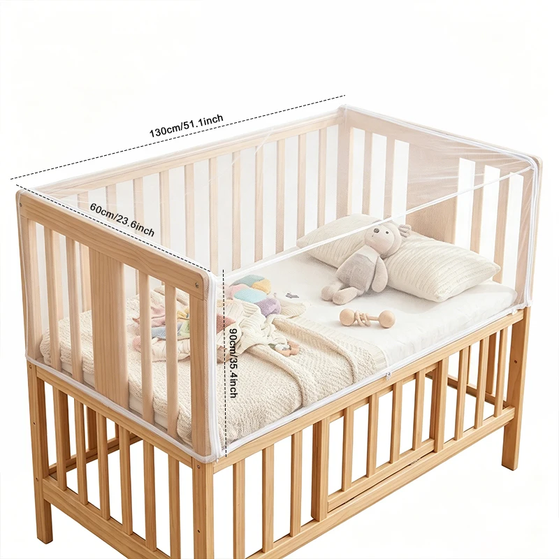 Bedroom Mosquito Canopy Four Corner Mosquito Net Easy To Install Bedding Canopy Netting Bed Sleeping Hanging Mesh（without Frame