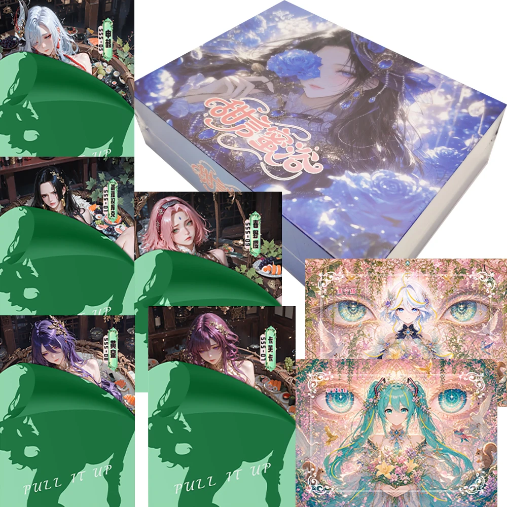Mystery Waifu Collection Cards Sweet Lovely Unique Charm Fashion Art Anime Game Characters Popular Hobby Peripheral Cards Gifts