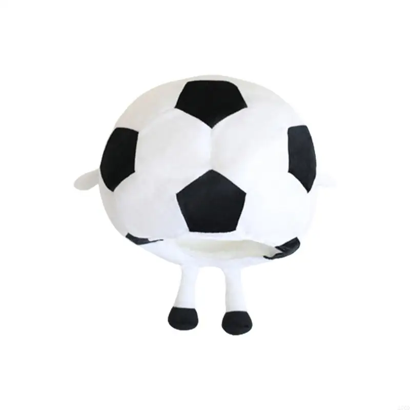 

270D Прекрасный плюшевый головной убор с футбольным мячом для детей и взрослых, спортивные встречи и фестивали, тематический