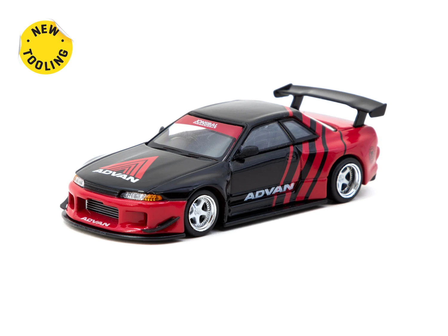 **Pre-order **Tarmac Works TW 1:64 Skyline R32 Widebody  Advan Diecast Model Car