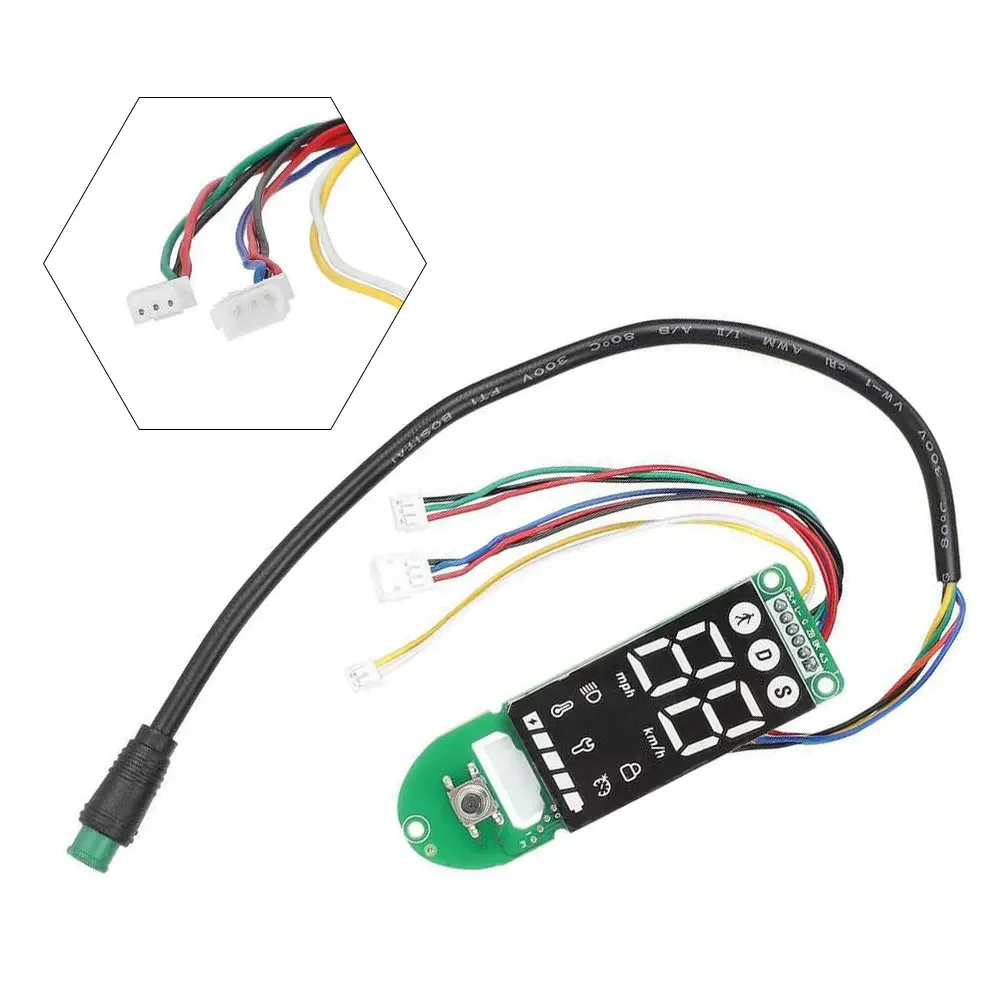 4 Electric Scooter Dashboard Display Replacement Circuit Board with Clear Readouts and Direct Installation Design