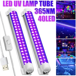 UV LEDストリップランプ (ハロウィーン、紫、黒のライト、紫外線ランプ、パーティー、ステージ用) 、djクラブ、365nm 395nm、10W