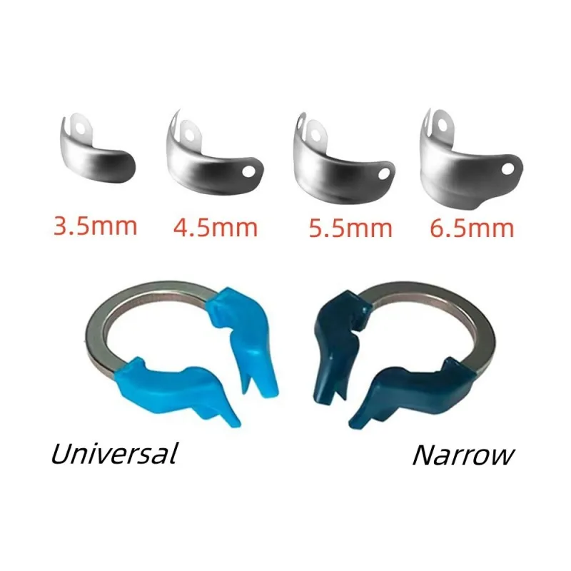 Tandheelkundige Matrix Bands Sectionele Voorgevormde Matrix Systeem Metalen Matrices Matrix Klem Nikkel Titanium Klemring Tandarts Gereedschap - afbeelding 2
