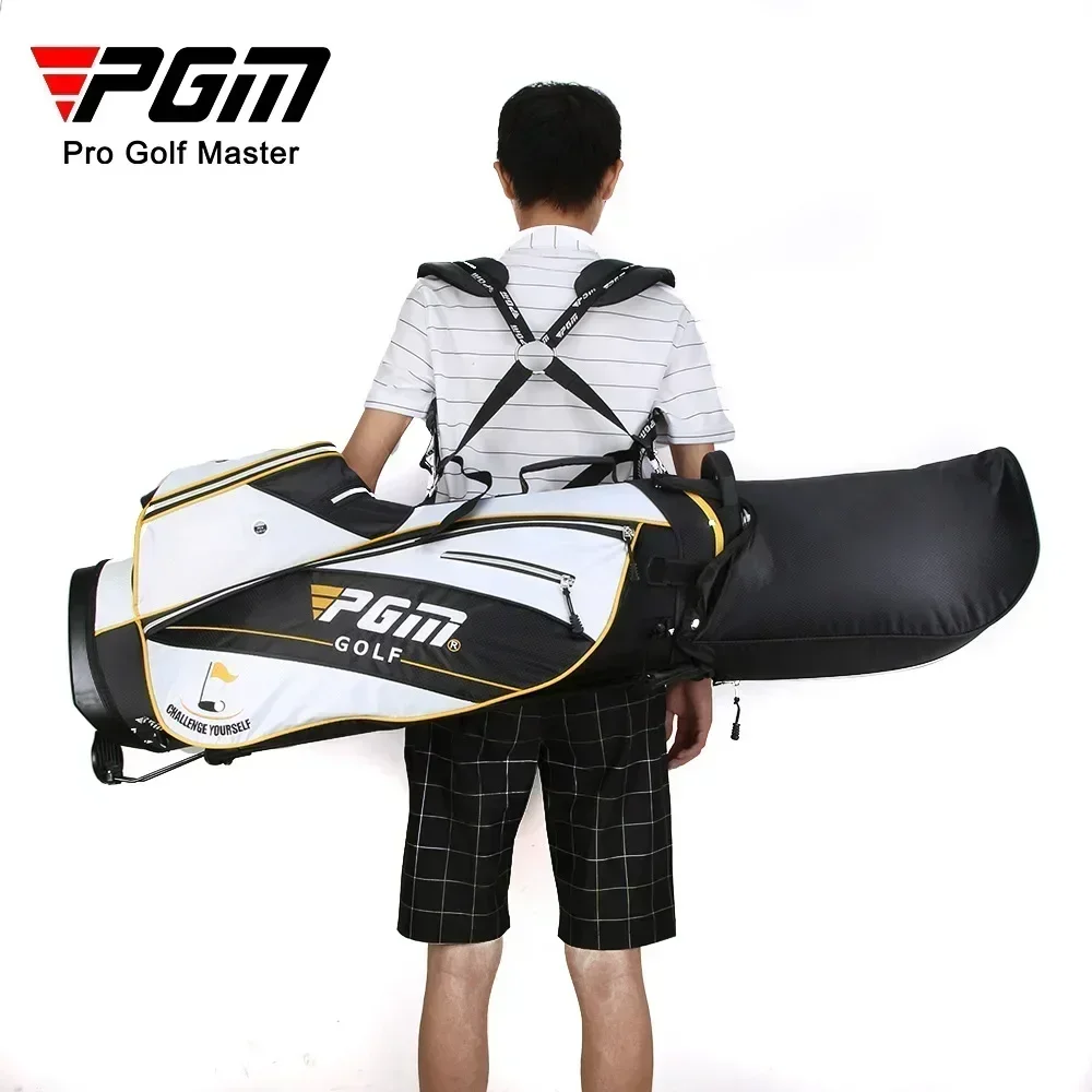 

PGM New Golf Bag Waterproof Men Caddy Golf Cart Rack Stuff Golf Bag Women Bracket Gun Stand Bag 14 Sockets QB026