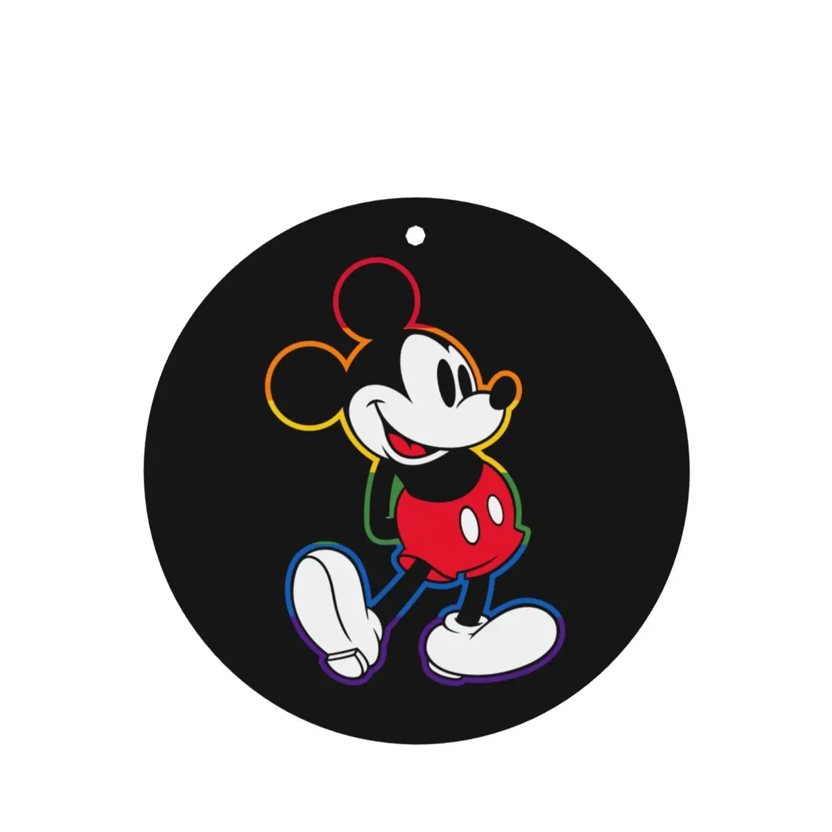 

Mickey Rainbow Outline Car Aromatherapy Hanging Pendant 2PCS Lavender Scent Air Freshener for Cars SUV Trucks
