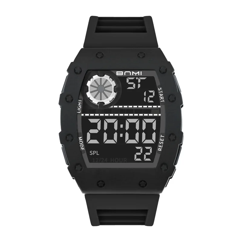 BNMI High Quality Men's Sports Watch Weekly Calendar Display Waterproof Alarm Chronograph Electronic Digital Watches Teenagers - Image 4