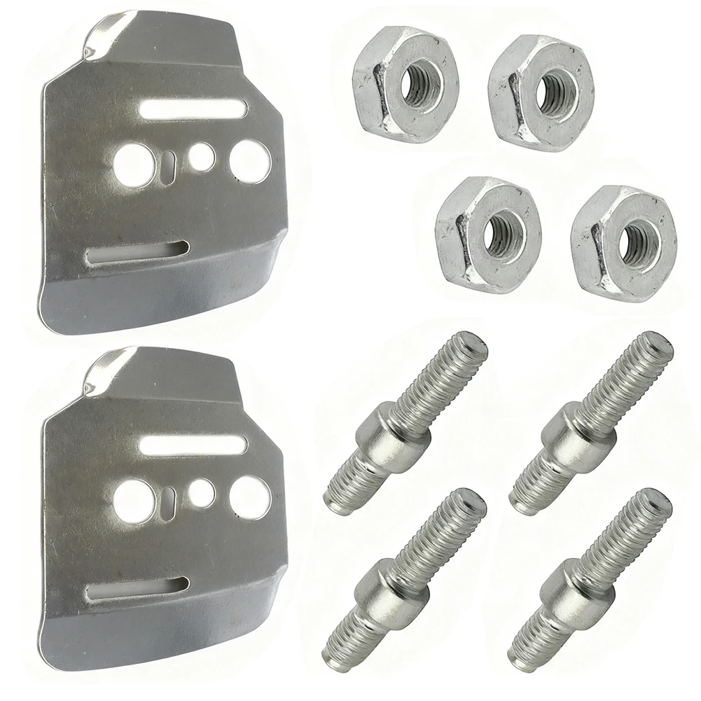 Chainsaw Replacement Bar Side Plate Collar Screw Nut Kit Hexagon Style For MS660 MS650 MS460 MS441 MS440 Metal Components