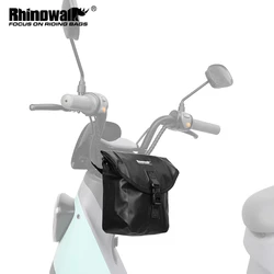 Rhinowalk Electric Scooter Handlebar Bag Waterproof Pannier Bag Multifunction Outdoor Riding Bag Portable Shoulder Bag 2023 New