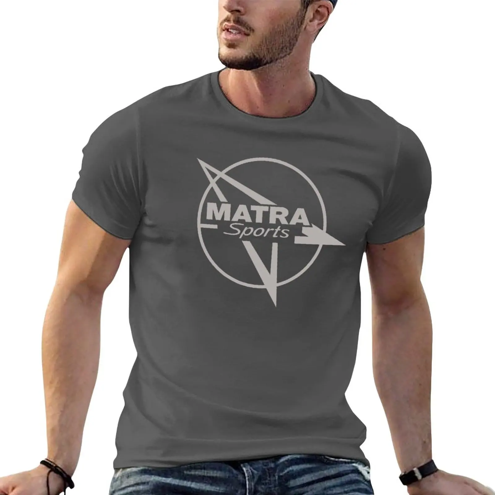 

New Vintage Matra Sports emblem - Grey T-Shirt kawaii clothes tees oversized t shirt t shirts for men