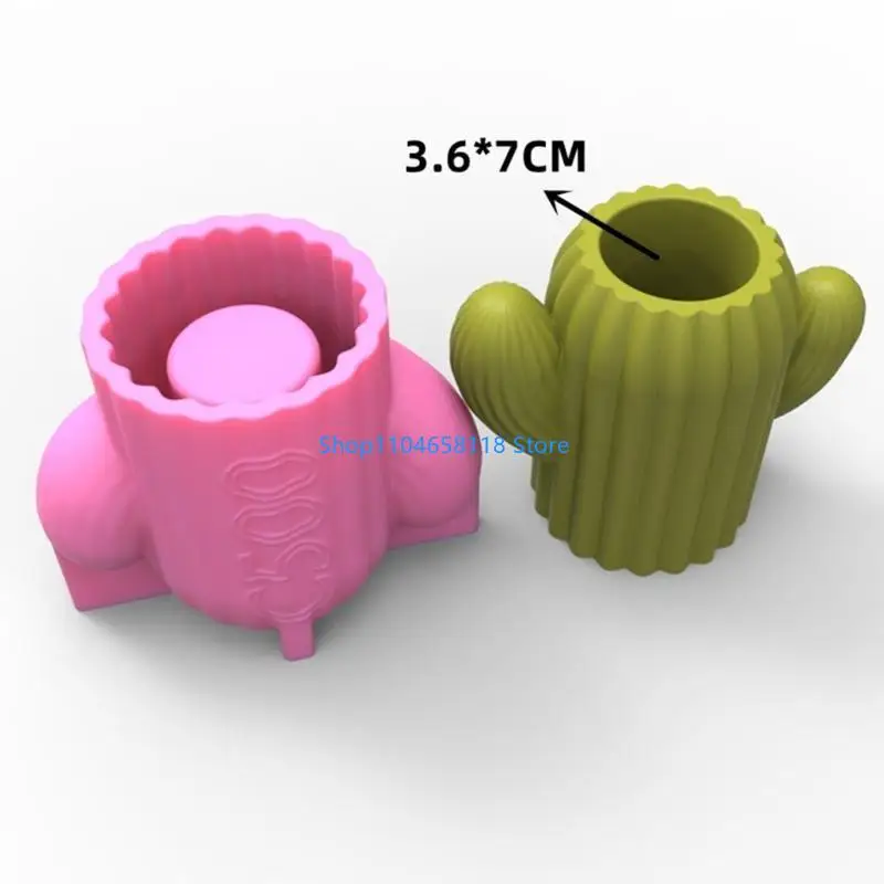 Cactus Epoxy Resin Mold Pen Holder Pot Silicone Mold DIY Decoration Tool