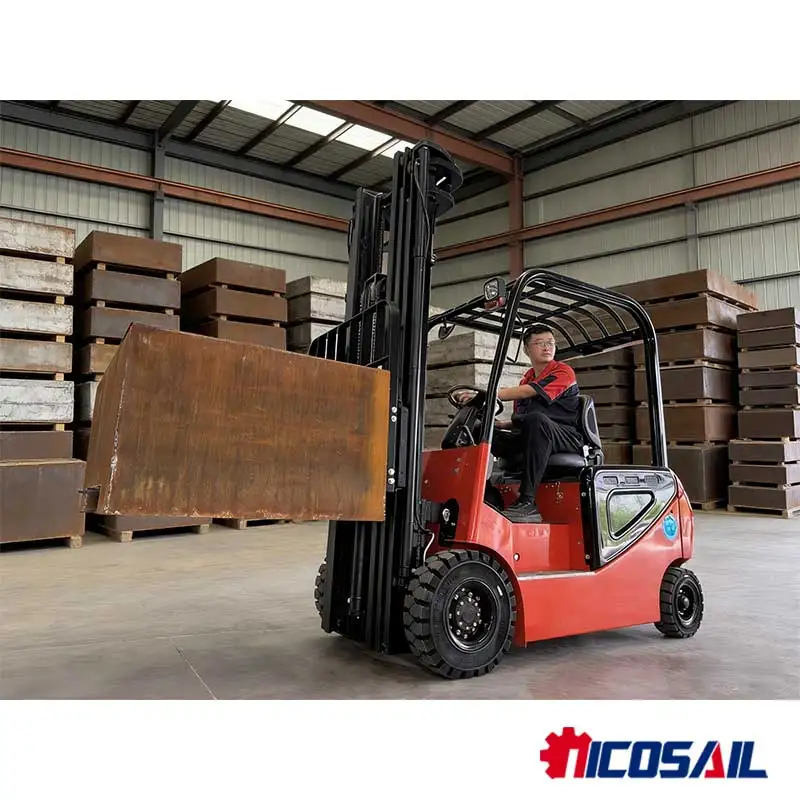 

Hot Sale 1500kg Mini Electric Forklift - Customized 3m Height, Factory Price for Processing Plant