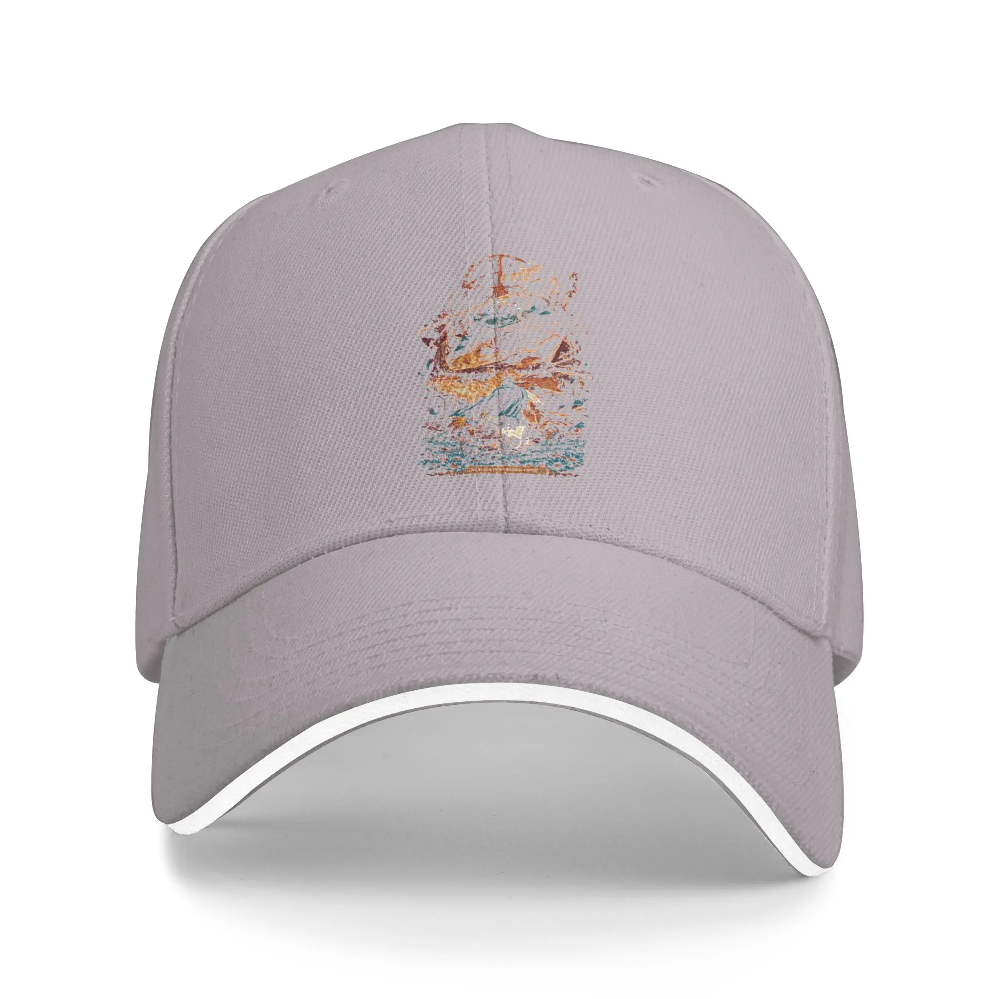 Hot Sale Fire and Flames Baseball Cap  Uv Protection Visor Hat  Campus Daily Visor Hat