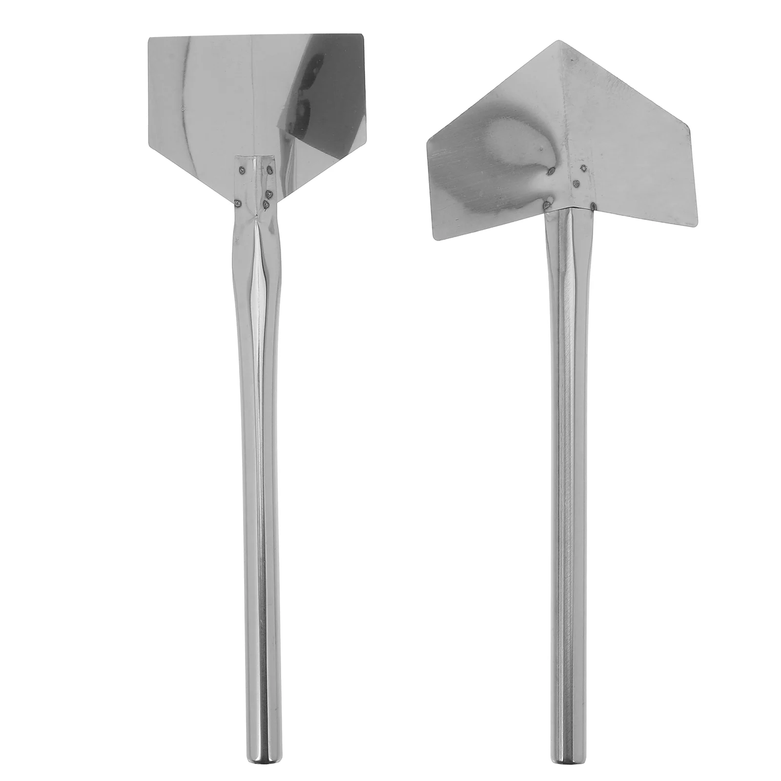 2 Pcs Yin and Yang Angle Puller Corner Drywall Edge Finishing Tools Cement Hand Stainless Steel Internal Trowel