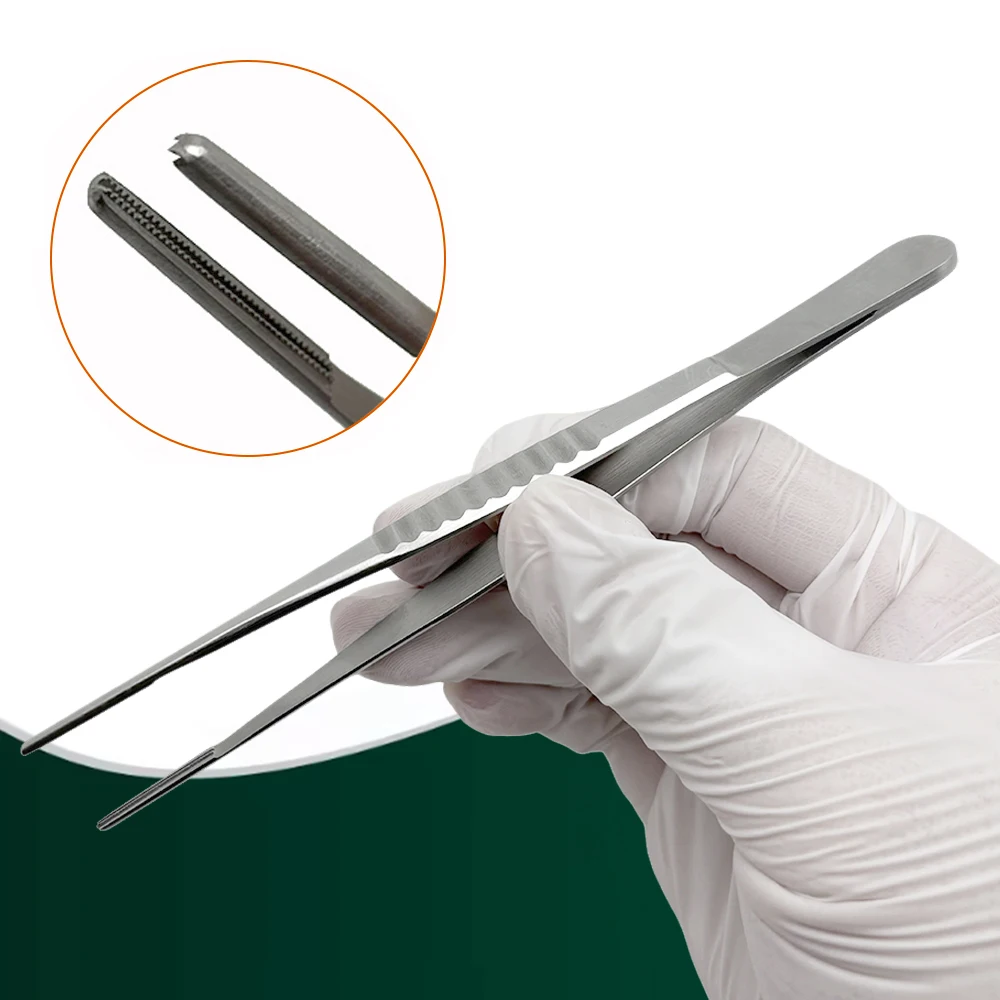 

Debakey Forceps Atraumatic Tissue Forceps for Vascular Procedures Surgical Handling and Microsurgery Tweezers Set