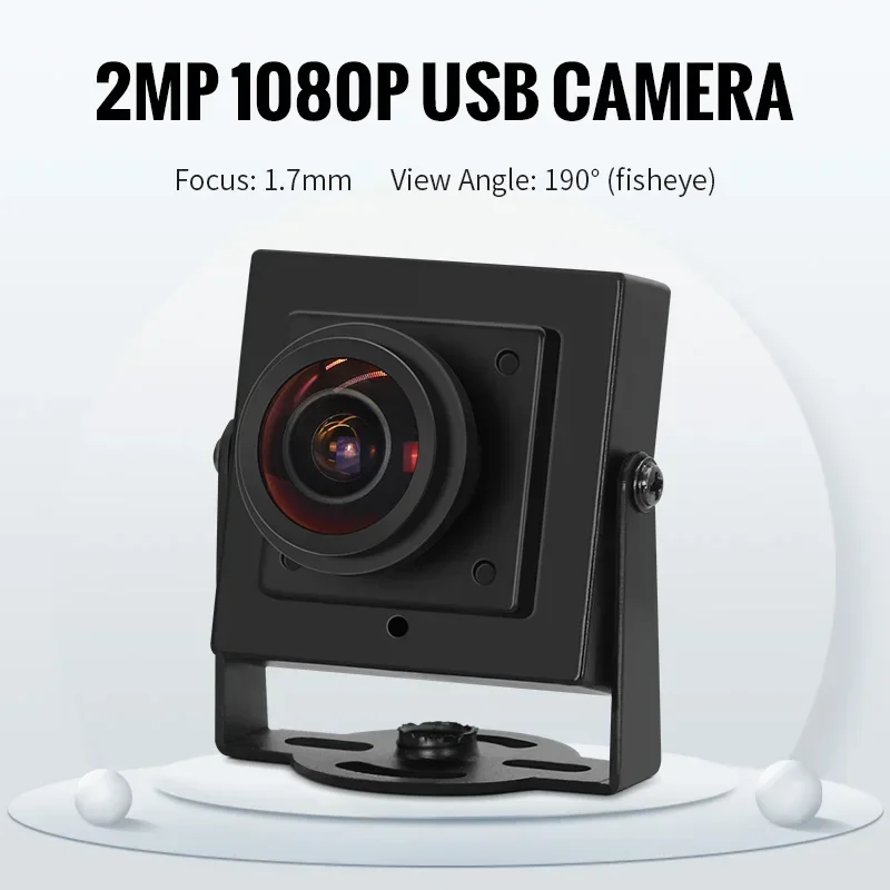 New 3200 AR0230 1080P 1.7mm 190 USB2.0 CMOS Sensor Fisheye Backlighting Mini HD Camera 1 Year for Windows Mac Raspberry Pi