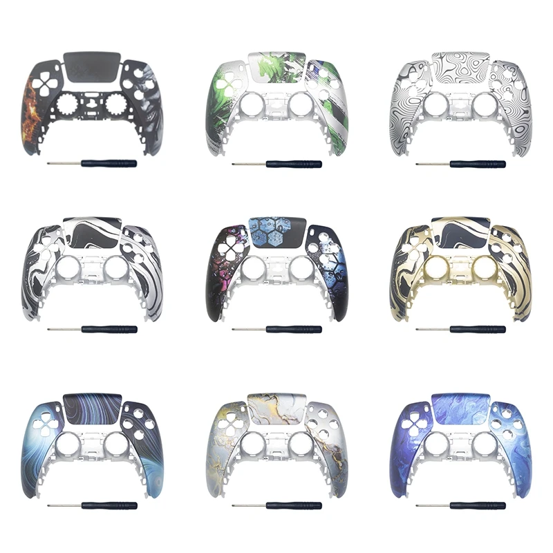 ที่ดีที่สุด-สําหรับ PS5 Elite Gamepad BDM-020 2Rd รุ่นฝาครอบด้านหน้า Gamepad เปลี่ยนฝาครอบด้านบน REPLACEMENT Refit Part