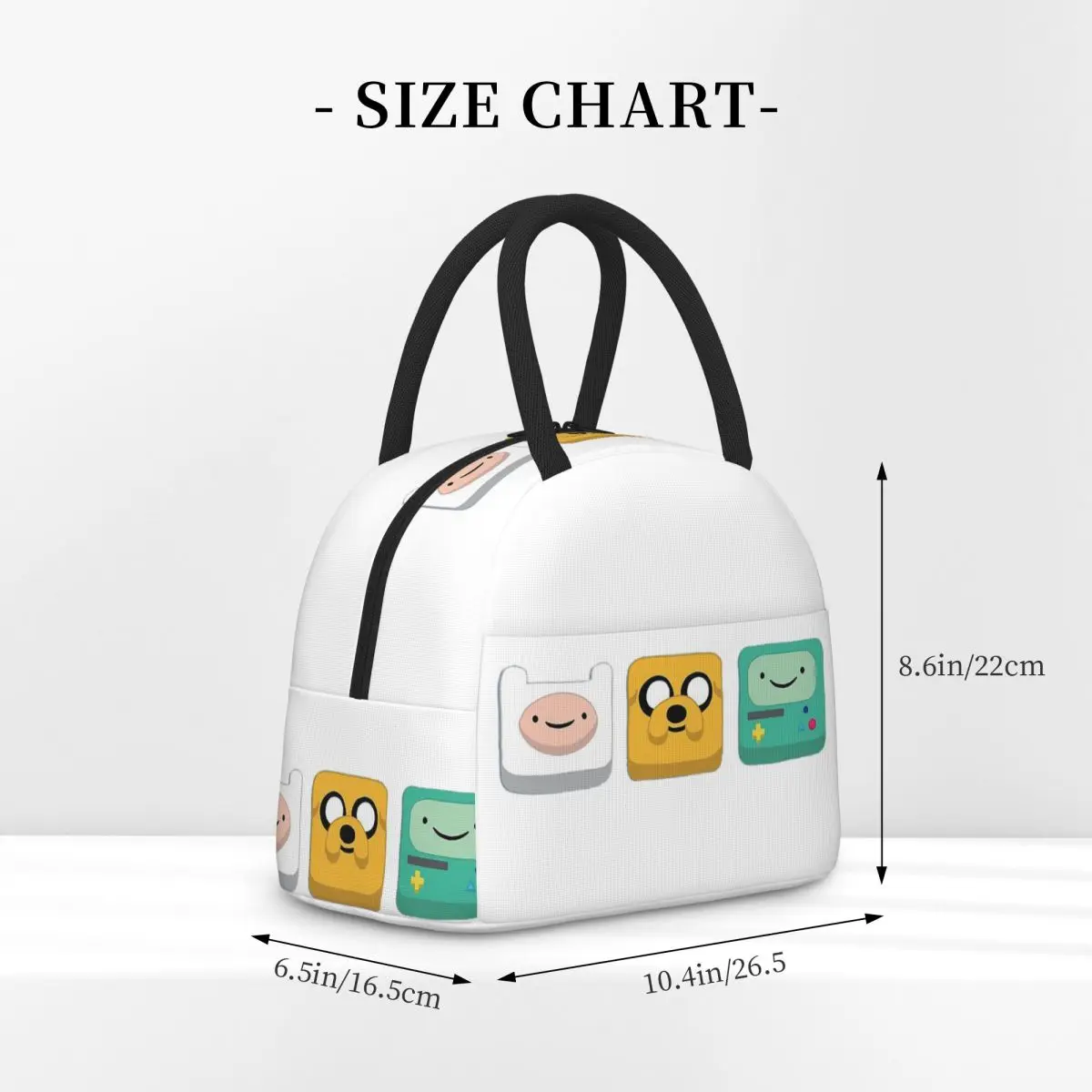 حقيبة غداء معزولة من جيك، فين آند بي إم او للنساء والأطفال، صناديق طعام محمولة، حقيبة غداء حرارية #2