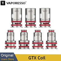 Original Vaporesso GTX Coil 0.2/0.3/0.6/0.8/1.2/0.15/0.4 Vaporizer For Swag PX80/Luxe 80/Luxe PM40/GEN PT60 80 S/uxe XR Max Kit