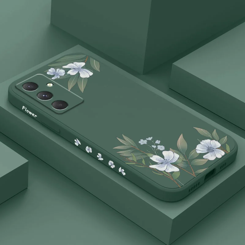Encounter Flowers Phone Case For Samsung Galaxy A56 A36 A26 A16 A06 A17 A07 A55 A35 A25 A15 A05 A54 A34 A24 A14 A04 4G 5G Cover