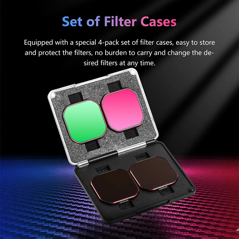 STARTRC Lens Filter Set for Insta360 ACE PRO 2 Camera Accessories ND Filters Kit ND8 ND16 ND32 PL Anti-fog Filter