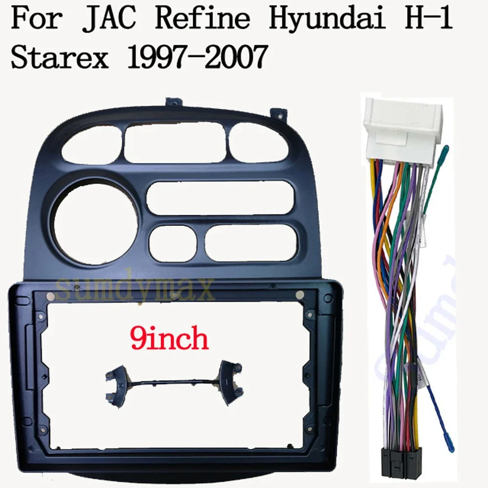 

9-дюймовая радиоприемная панель для JAC Refine 2012-2015 для Hyundai H-1 Starex, стерео панель, GPS-рамка, комплект крепления на приборной панели, рамка, автомобильные аксессуары