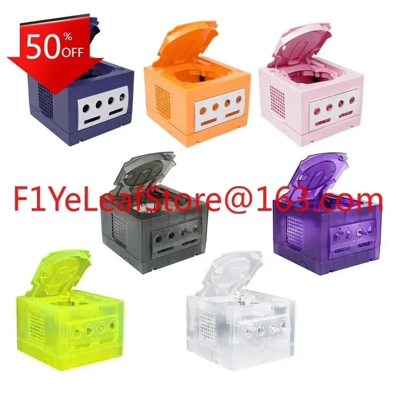 Transparent black Gamecube case NGC Shell console shell Retro game exclusive nintend Gamecube Replacement Shell NGC