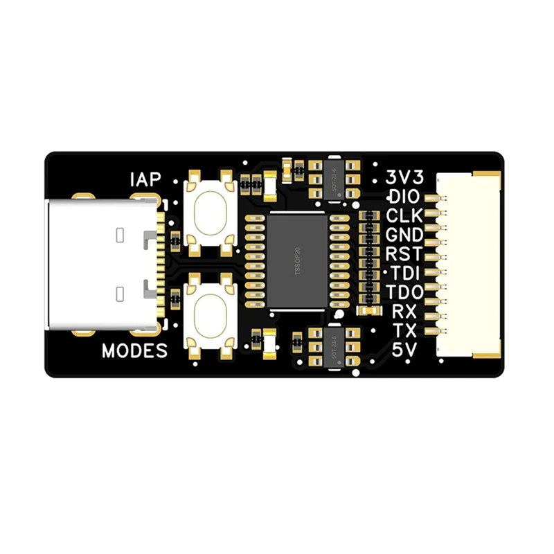 Super Sale Online Download Debugger Support WCH RISC-V Architecture MCU/SWD Interface ARM Chip 1 Serial Port to USB Channel