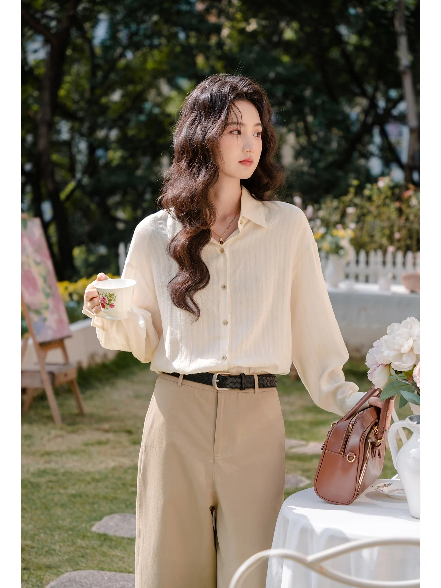 

Женская свободная блуза из смесового шелка, базовый слой для ношения под одеждой, охлаждающий эффект, волокно Lyocell Lenzing, весна-осень-зима