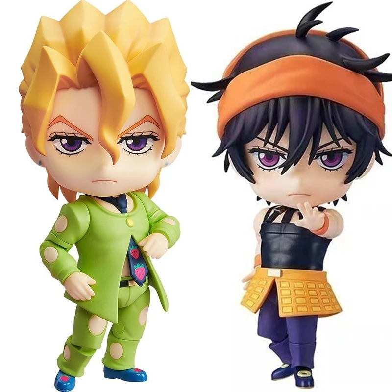 10cm Anime JOJO Figuras de Aventura Bizarra Pannacotta Fugo # 1685 Narancia Ghirga # 1684 Figuras de ação Brinquedos de aniversário modelo PVC