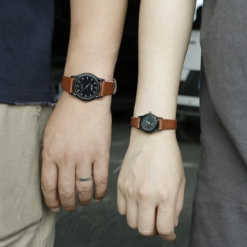 Watches for Men Reloj Hombre Fashion Watch for Lovers Leather Watches Quartz Wristwatch Clock Gift Relogios Masculino