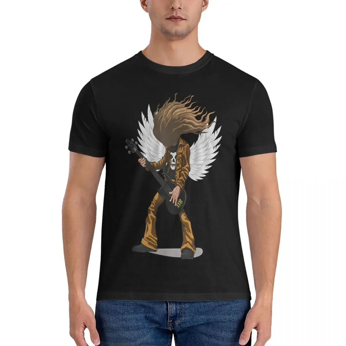 Забавная футболка METALLICAS MUSIC_1 для мужчин, футболка с круглым воротником, футболка Cliff Band B-Burton, футболка с короткими рукавами и принтом, одежда