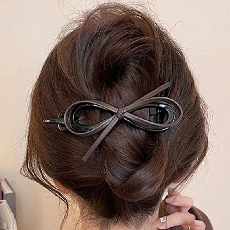 Matte duckbill clip, large back of the head, hair clip, women's 2025 hair clip, high-end hair accessory