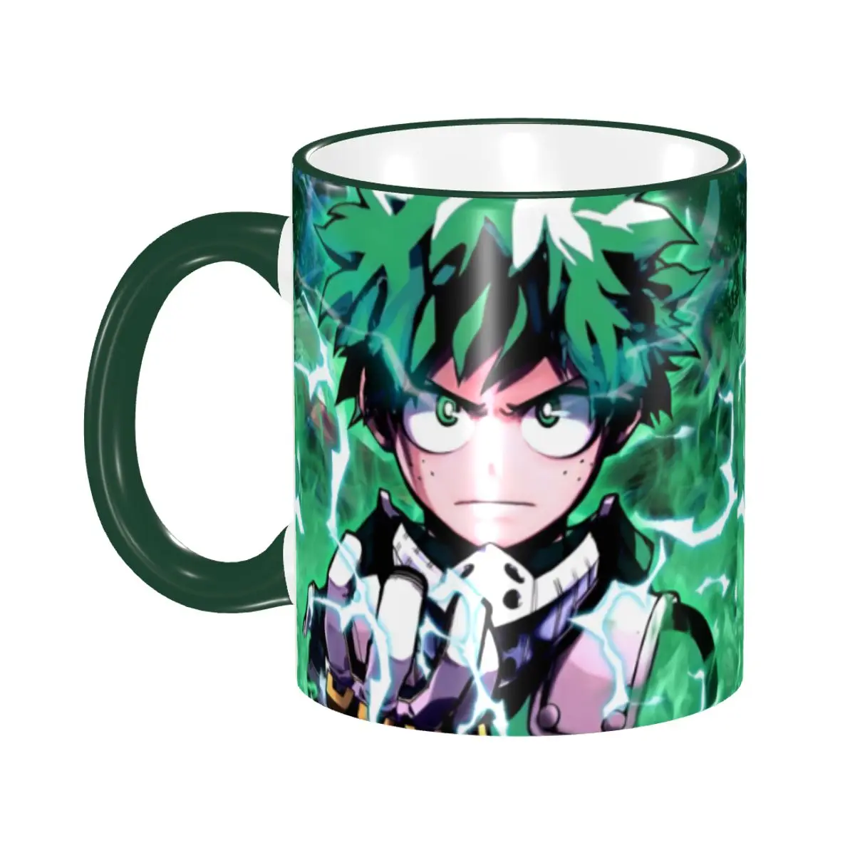 

Customized My H-Heros Academias Coffee Mug DIY Manga Katsuki Bakugo Midoriyas Izukus Ceramic Mug Creative Present