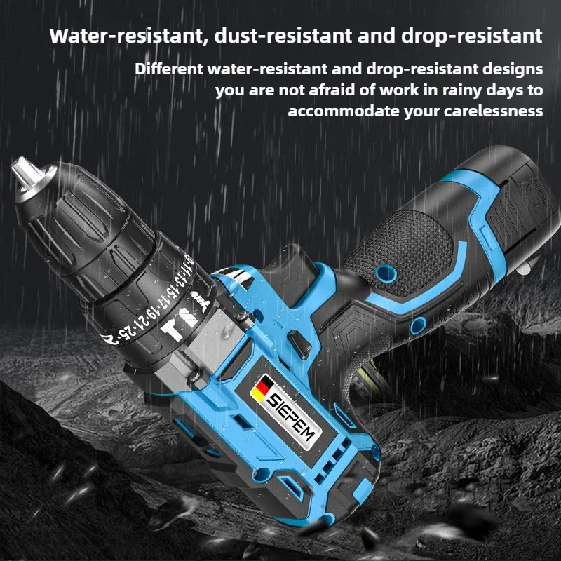 

Brushless Electric Drill Tapping Cordless Impact Drill Metal Ratchet Chuck Electric Hand Drill Household Electric Screwdriver