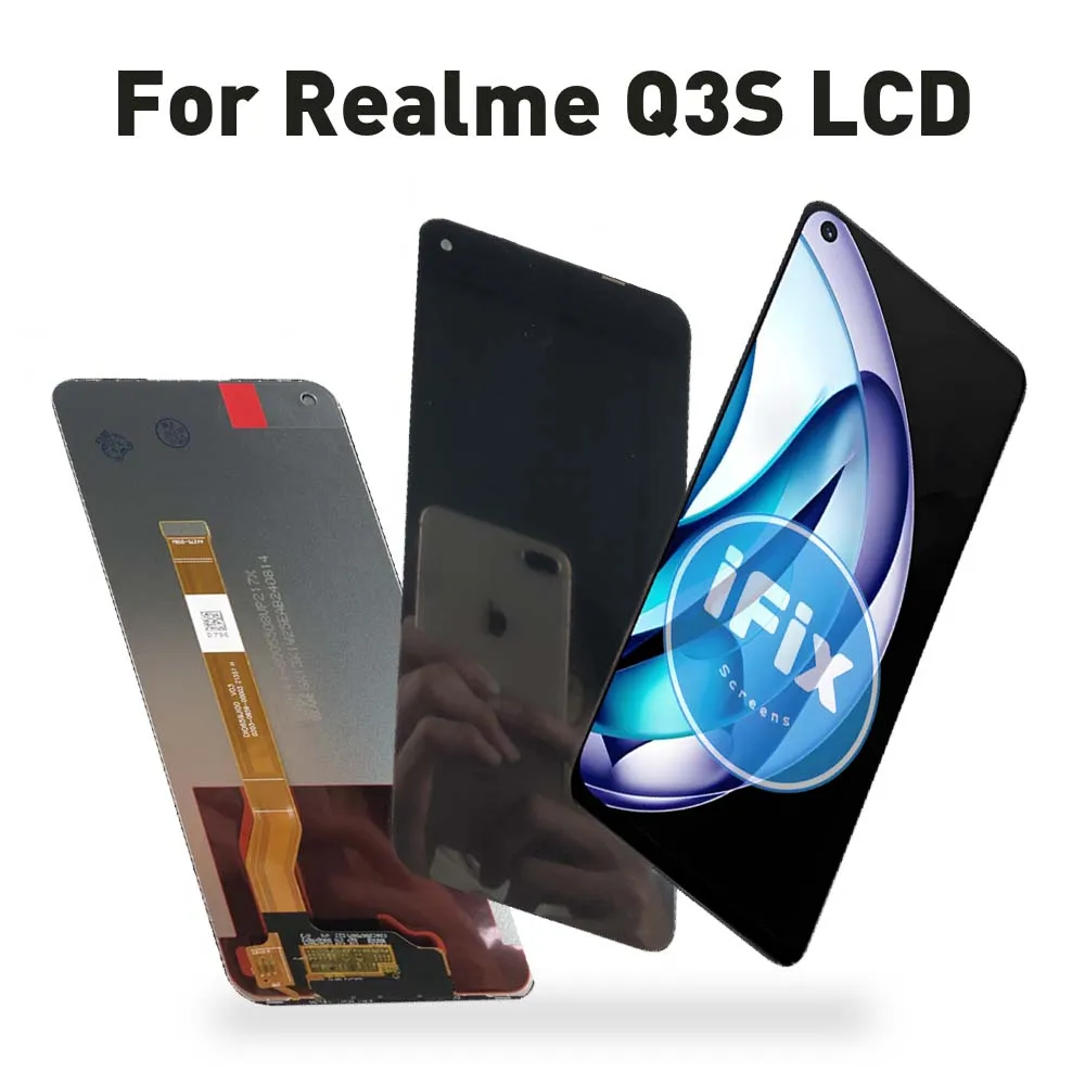 High Quality 6.6'' LCD Display Touch Screen Digitizer For Realme Q3s RMX3461 RMX3463 - Replacement Repair Part Q3S Assembly