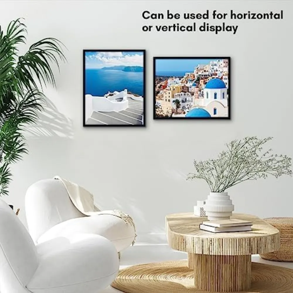 

Poster Frame with Polished Organic Glass - Thin Framed Photo Frame for Wall Mounted Display