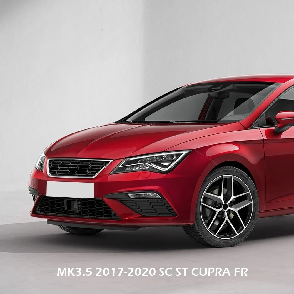 Voor Seat Leon 5F MK3 SC ST CUPRA FR TDI TSI TGI S/S 2012-2020 Voorbumper splitter Spoiler Rok Lip Diffuser Guard Body Kit - afbeelding 1