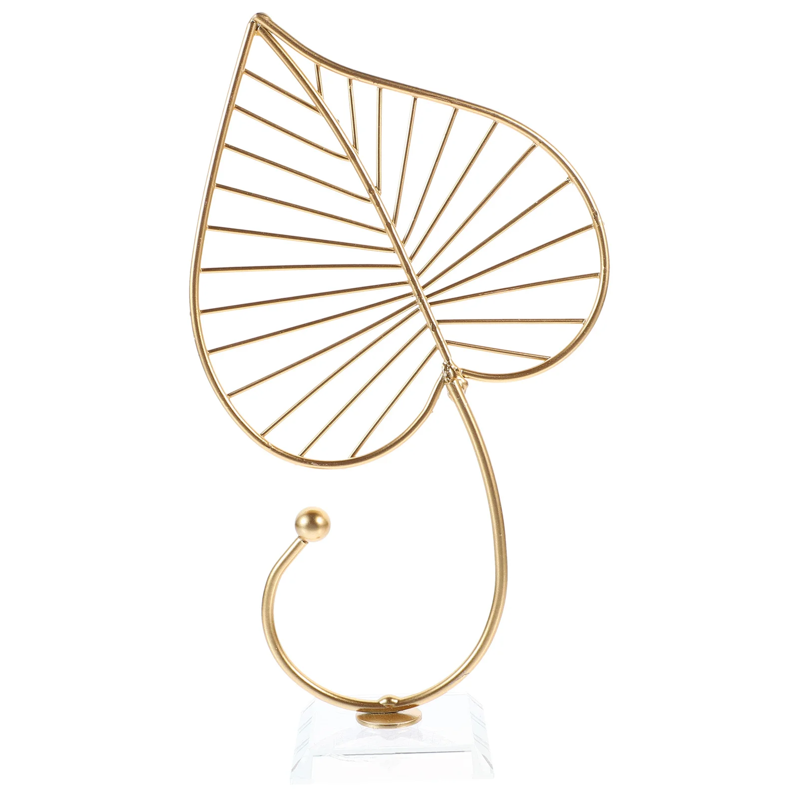 

Leaf-Shaped Iron Craft Desktop Tabletop Decorative Art Home Decor Creative Household Accessory Craft Decor