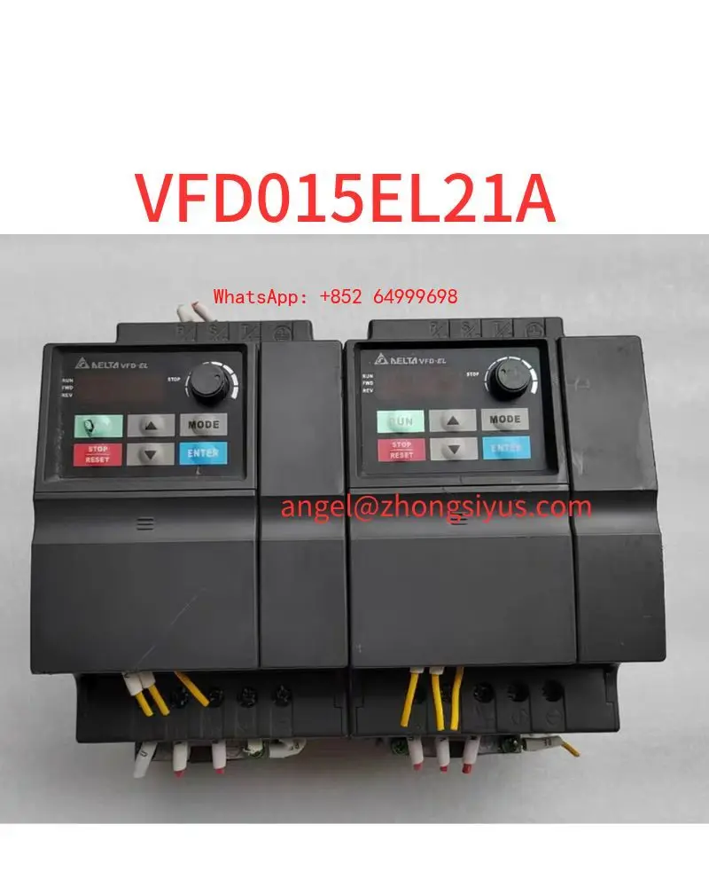 Used frequency converter VFD015EL21A, 1.5 kw 220V