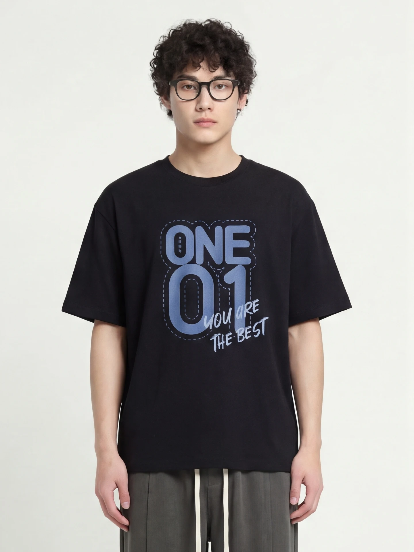 one-0-デジタルトレンドプリント半袖tシャツ-サマーシーズン2026コレクション-おしゃれな日焼け止めネックゲイター