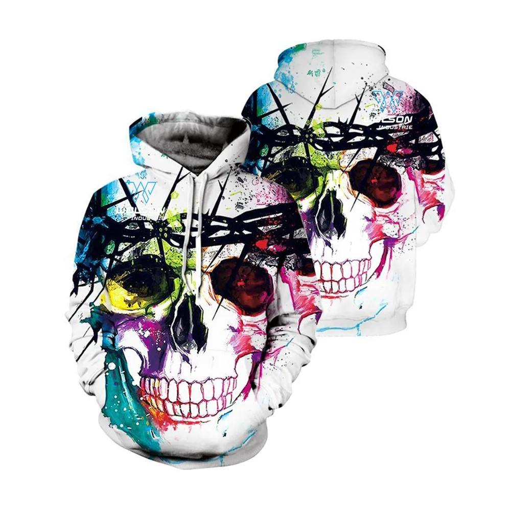 

Personalized Color Graffiti Skull 3D Printed Sweatshirt for Men Women Casual Entertaining Animal-style Autumn Winter Sweatshirt