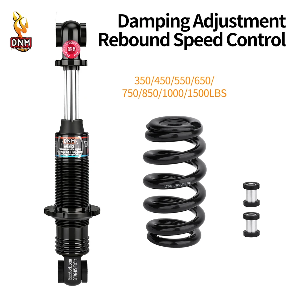 DNM DV-22AR Mountain Bike Spring Shock Absorber 125mm/150mm/165mm