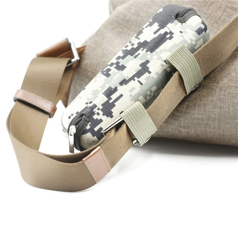 Camouflage-Brillenetui für Outdoor-Sportarten, Drag Chain, verdicktes Anti-Stress-Brillenetui, tragbare Aufbewahrungsbox