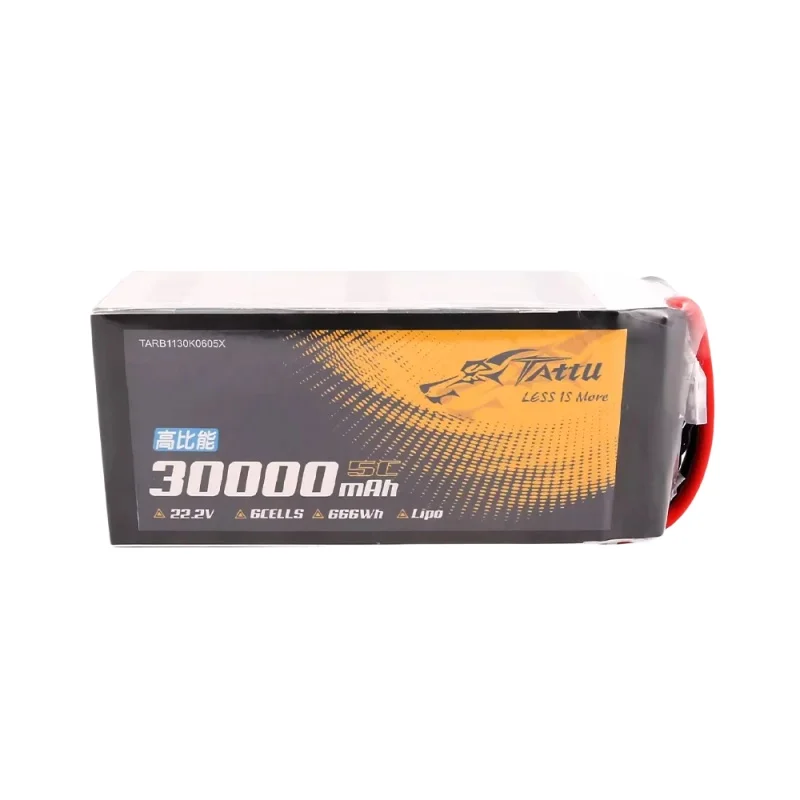 TATTU Lithium Battery 6S, 27000mAh, 30000mAh, 22.2V, suitable for industrial drones