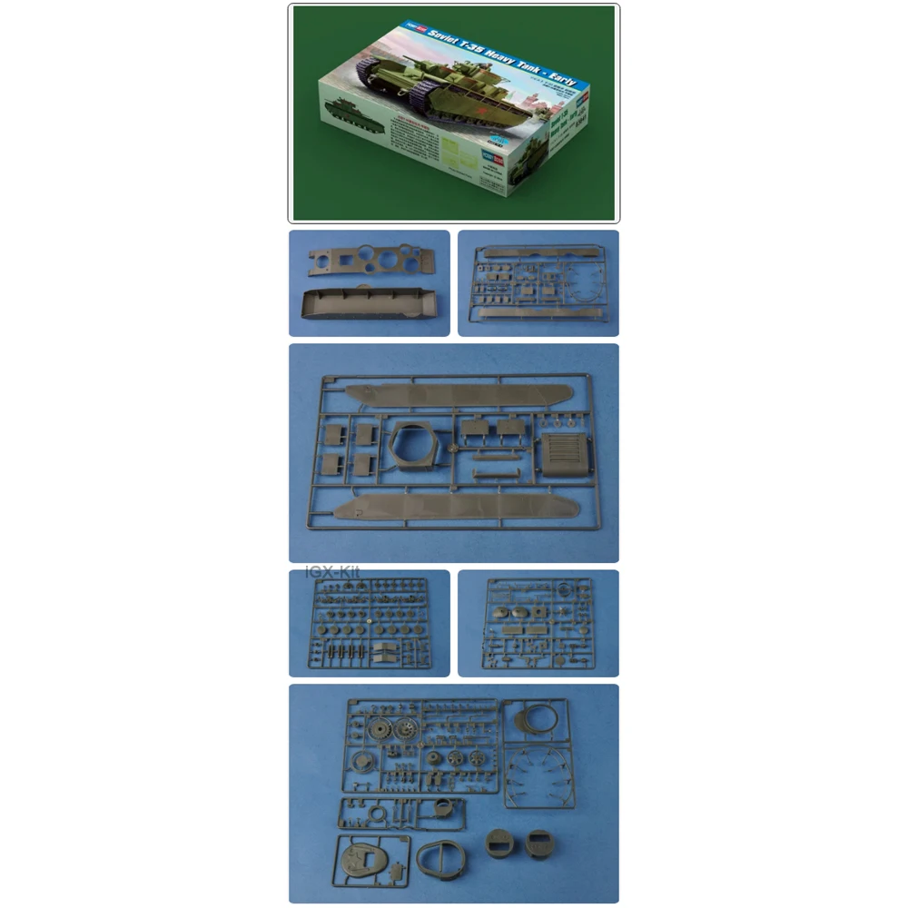 

Hobbyboss 83841 Масштабная модель советского тяжелого танка Т-35 раннего образца 1:35, пластиковый конструктор для сборки, игрушка для хобби и творчества