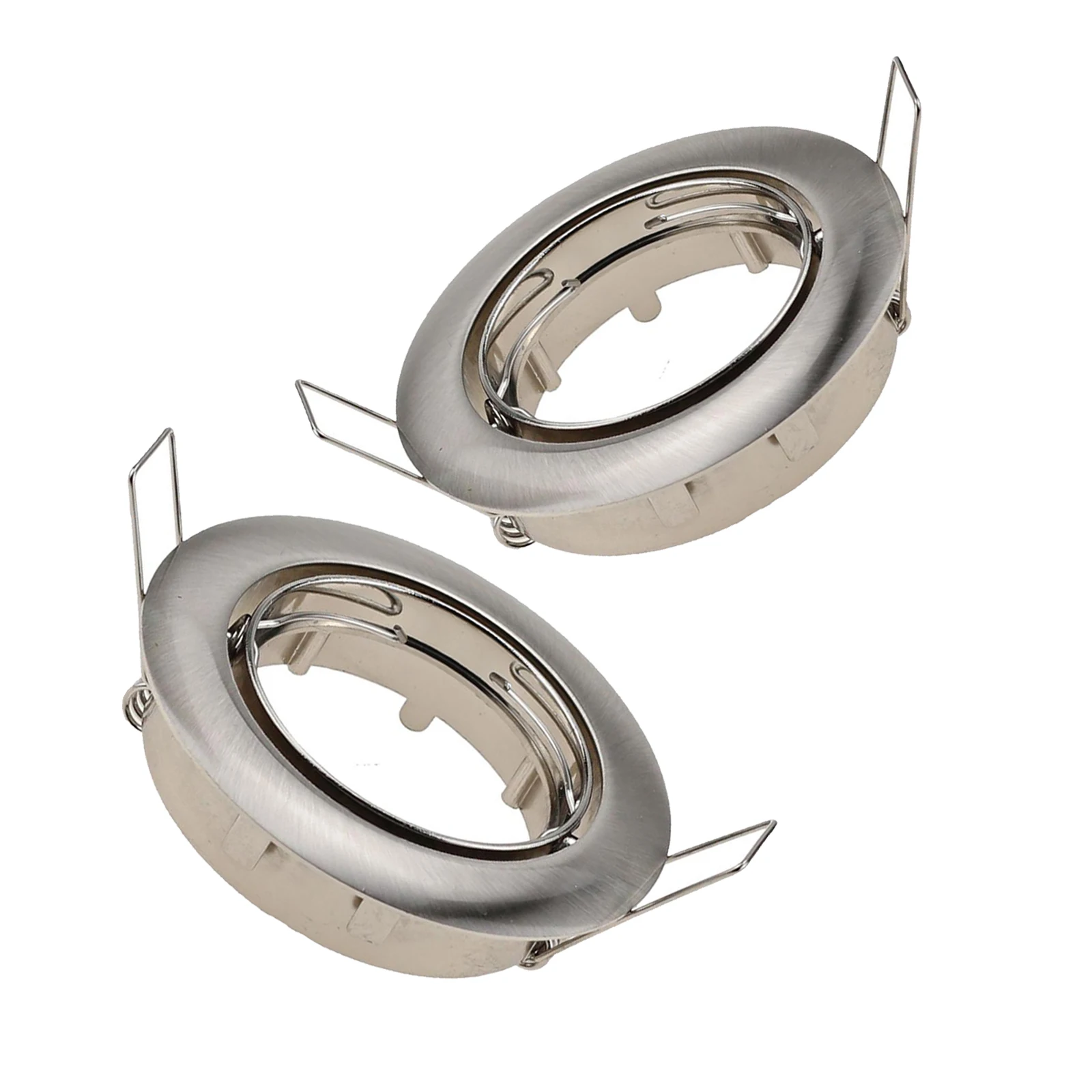 4pcs Round LED Ceiling Light Mounted Holder Adjustable GU10/MR16 Recessed Downlight Fixtures Ceiling Light Fittings